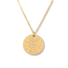 Load image into Gallery viewer, Custom Star Map Necklace
