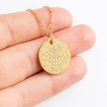 Load image into Gallery viewer, Custom Star Map Necklace
