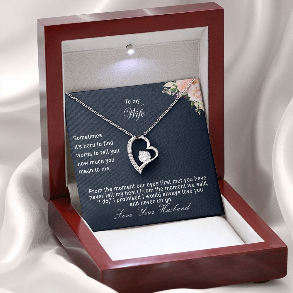 Personalized To My Wife Romantic Valentine gift for Her. Message Card –  Radiant Giftshop