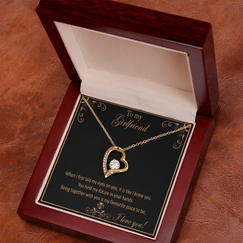 Forever love necklace, Gift for Girlfriend