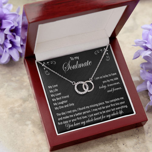 Gift for soulmate - necklace Perfect pair