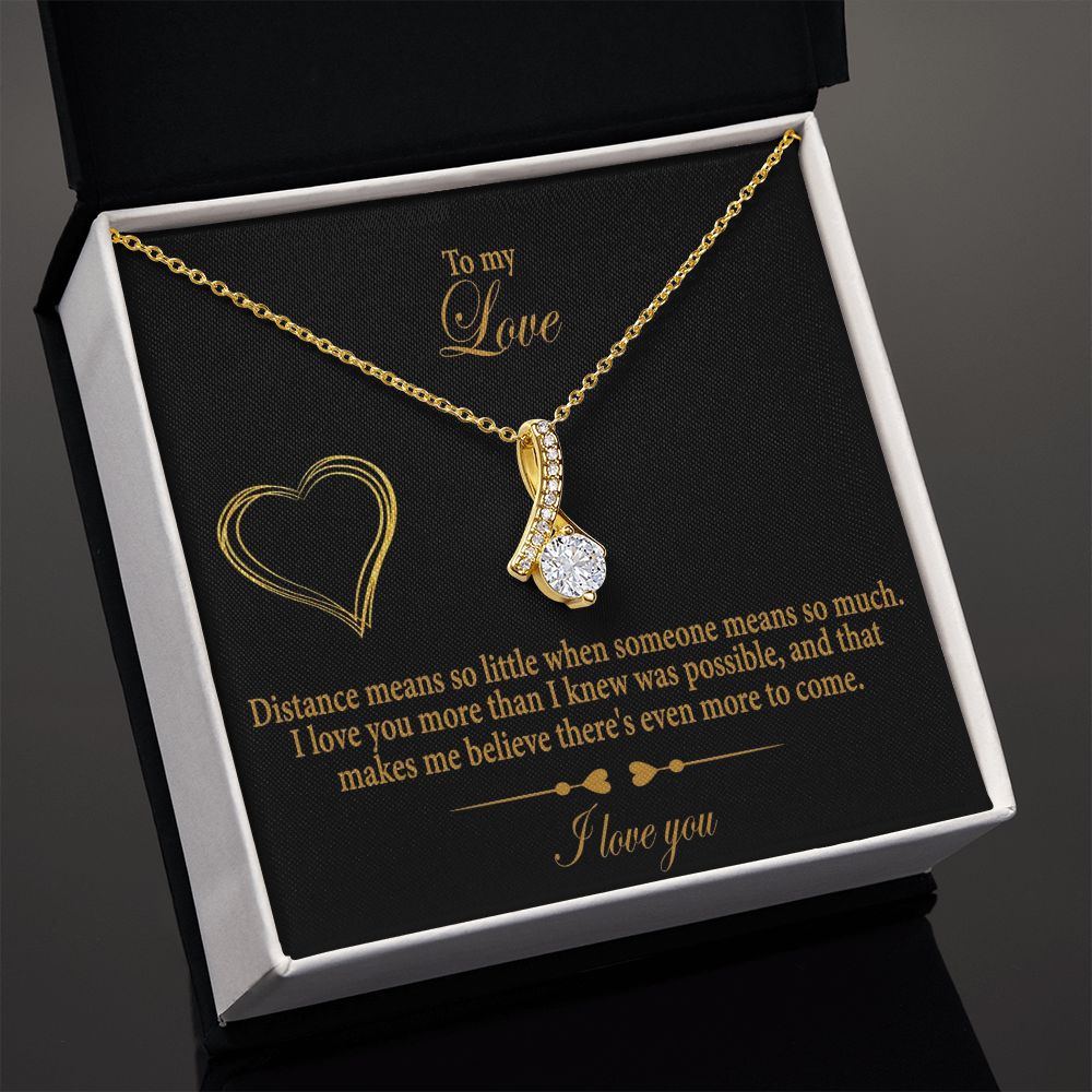 Alluring Beauty necklace - long distance gift