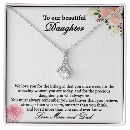 Alluring Beauty necklace-gift from Mom and Dad