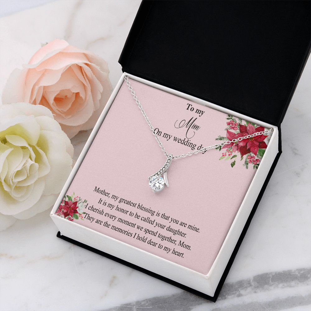 Alluring Beauty necklace - wedding gift to mom