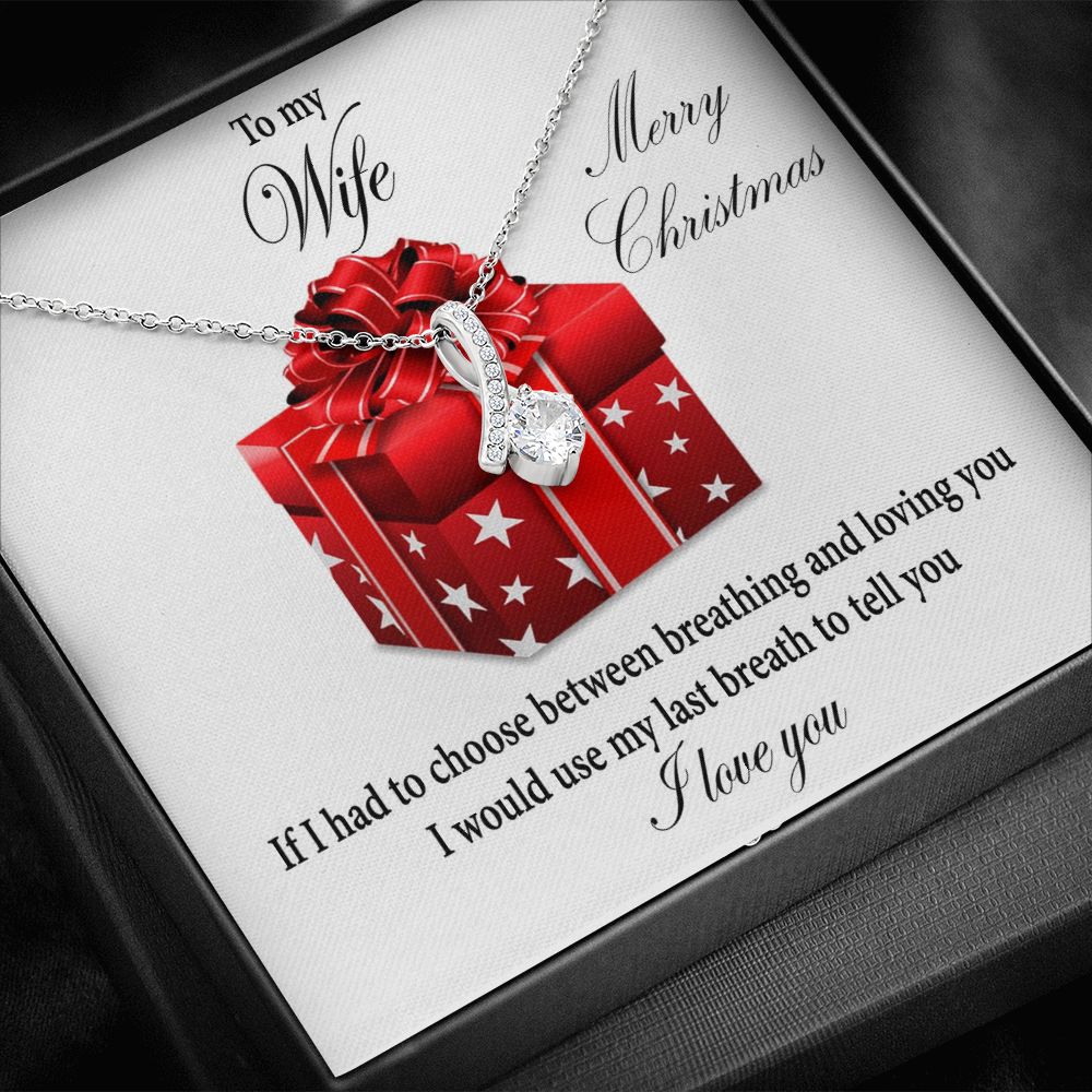Christmas gift for wife Alluring Beauty necklace