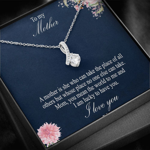 To my mother gift necklace