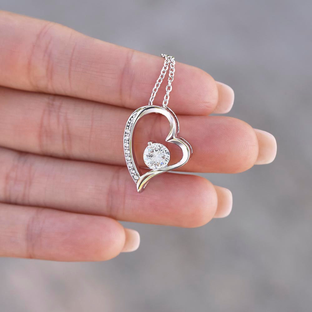 Forever love necklace, Christmas gift for Girlfriend