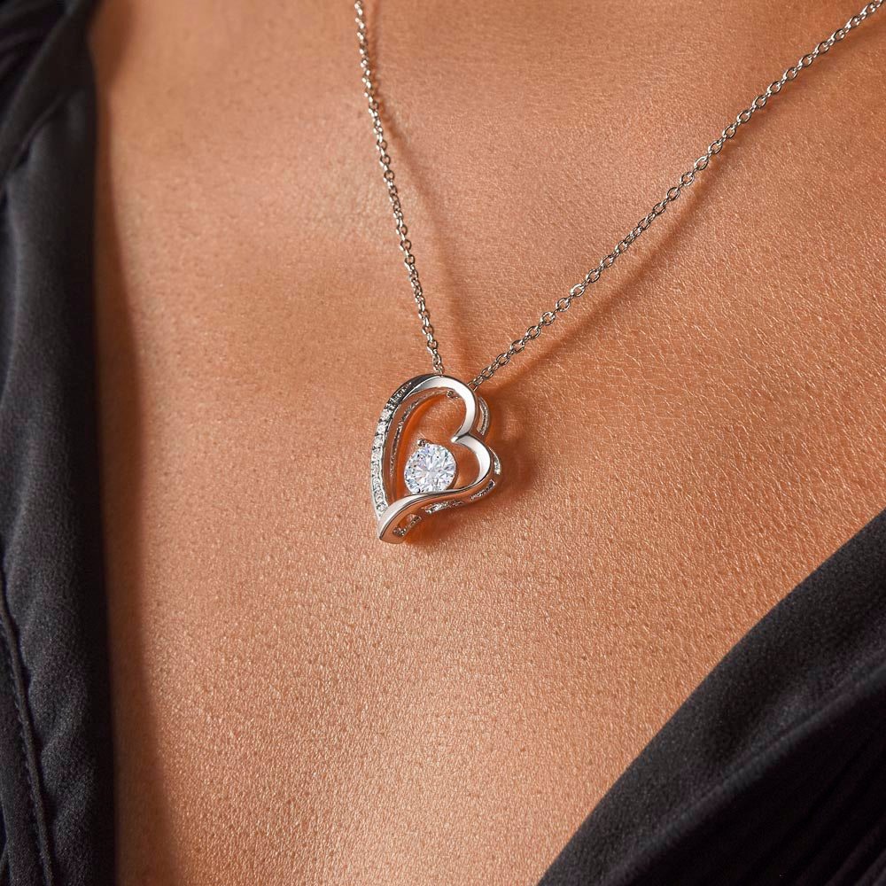 Forever love necklace, Christmas gift for Girlfriend