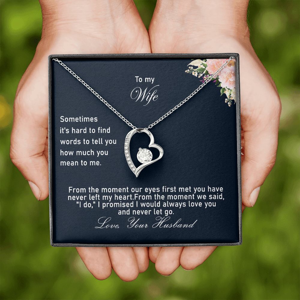 Gift for wife- Forever love necklace