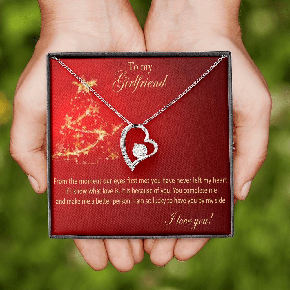 Forever love necklace, Christmas gift for Girlfriend