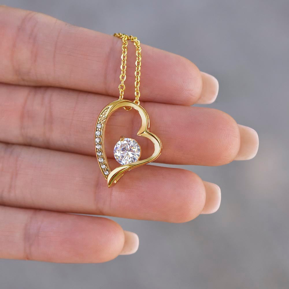 Forever love necklace, Christmas gift for Girlfriend