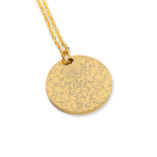 Load image into Gallery viewer, Custom Star Map Necklace
