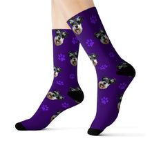 Load image into Gallery viewer, Custom pet photo socks
