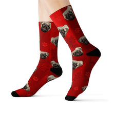 Load image into Gallery viewer, Custom pet photo socks
