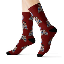 Load image into Gallery viewer, Custom Engagement gift Photo socks
